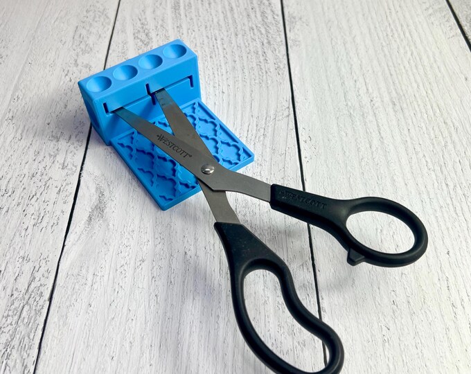 UV Adapter for Scissors - Glitter Scissor Adapter - Trauma Scissors - Blue