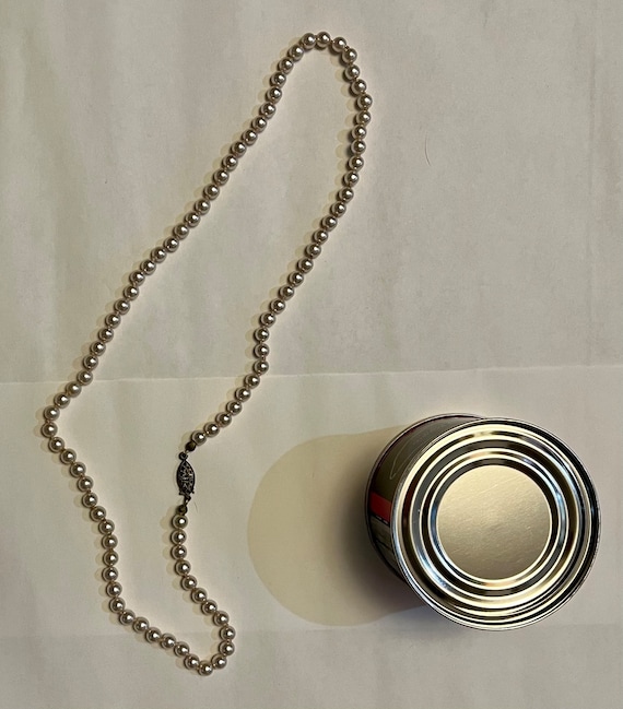 Vintage 50 s Can of Pearls Etsy