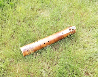Bamboe contrabas Ocarina C3 432HZ "kleine pent."