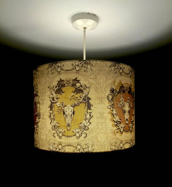 Home & Living Lamp Shades Gothic lightshade macabre lampshade Deaths