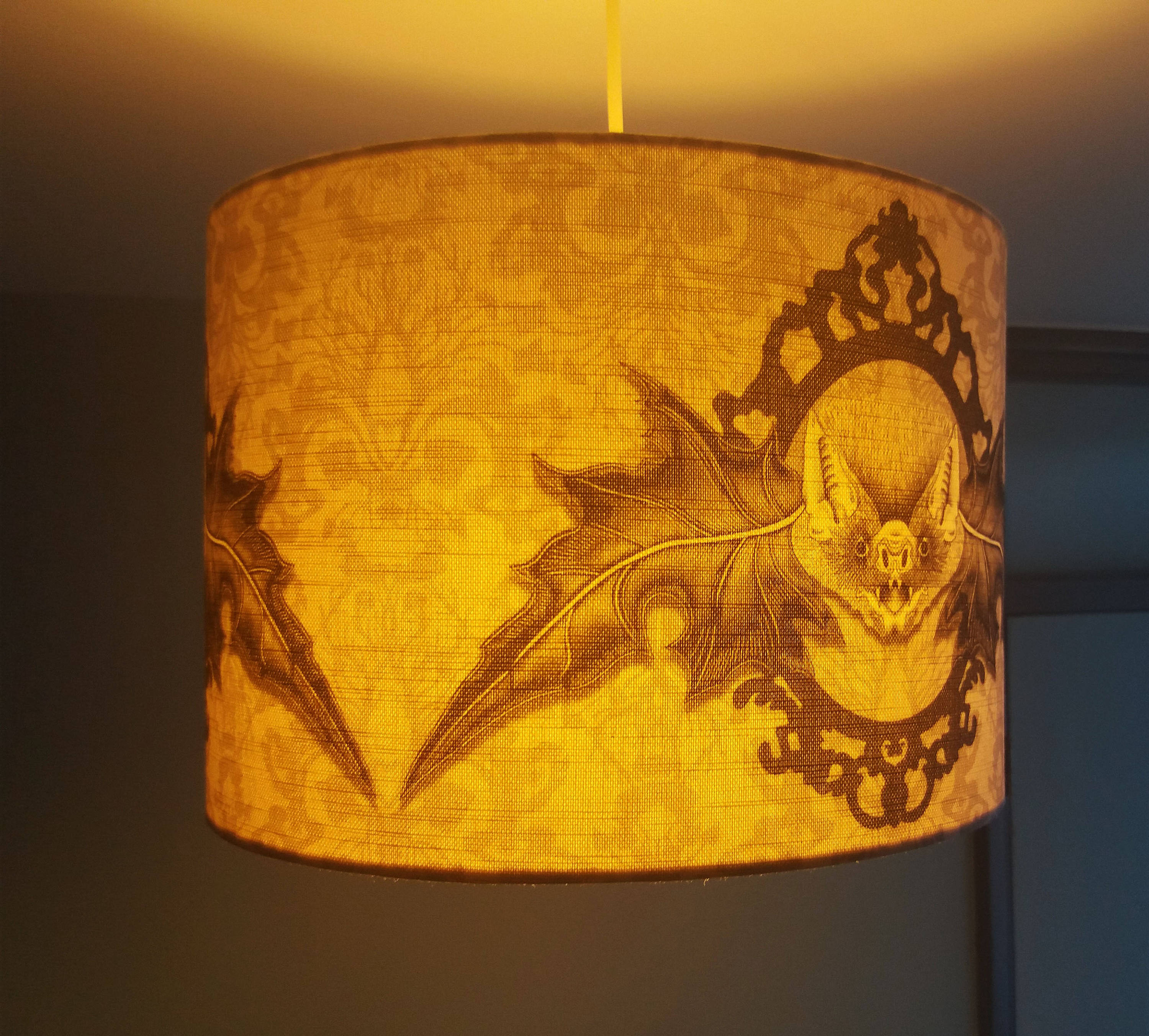 Home & Living Lamp Shades Gothic lightshade macabre lampshade Deaths