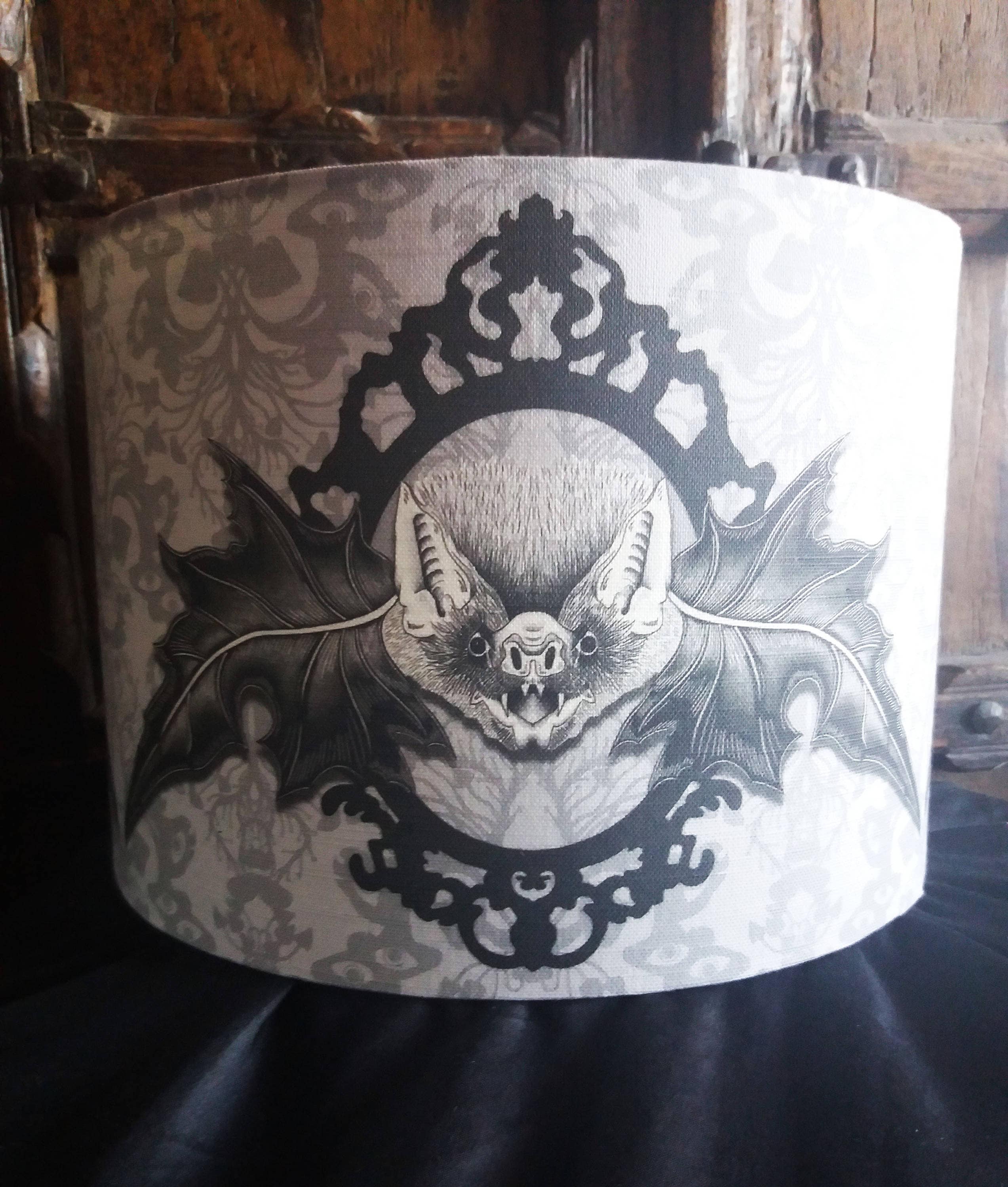 Home & Living Lamp Shades Gothic lightshade macabre lampshade Deaths