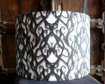 Victorian Gothic lamp shade home decor, elegant alternative vines decor 25cm light shade