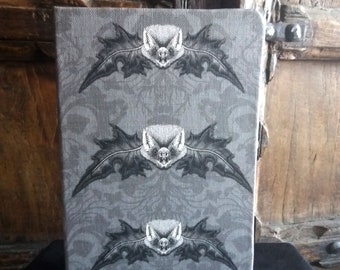 A5 Bat lined pages Notebook, Victorian Gothic Dracula journal