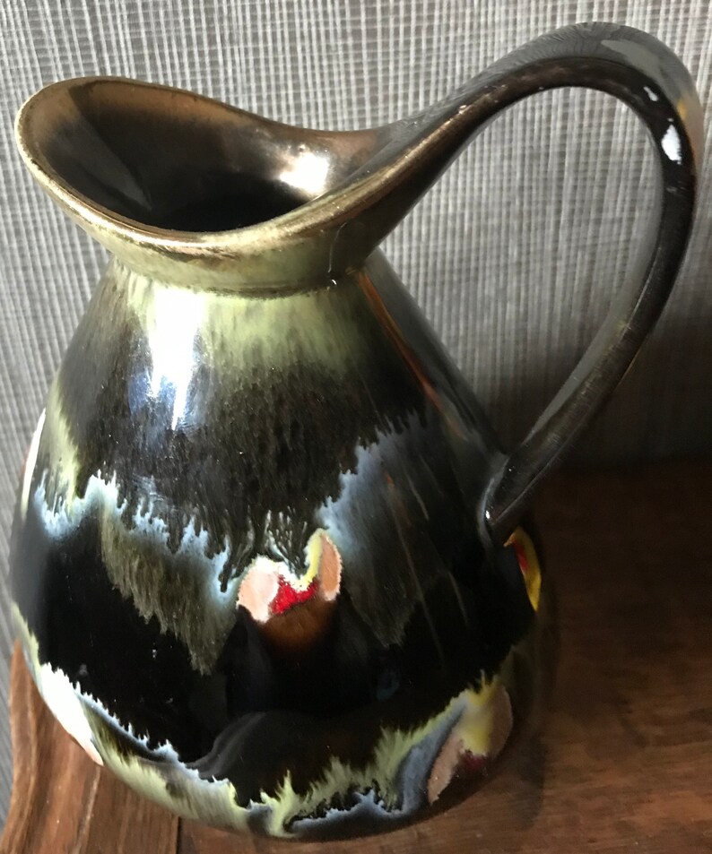 West German Vintage Pottery Jug/vase. Designed by Carsten Tonnieshof