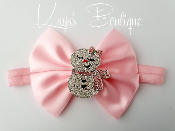 BOUTIQUE, HEAVY, JEWELED, PINK SATIN HEADBAND Pink Pearly Knot Headband – MCP BOUTIQUE main image 2