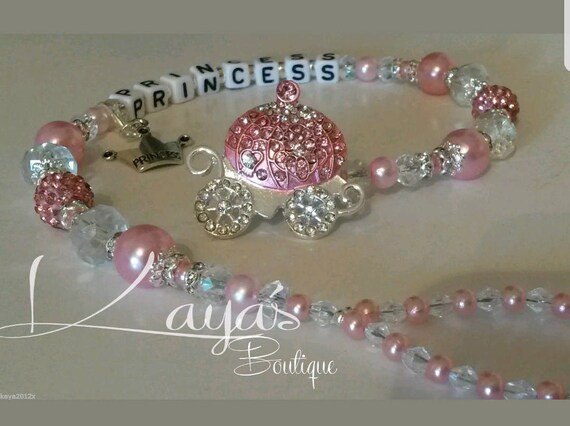Diamante Clip Pink//Silver* Crystal Shamballa Romany Dummy Clip Girl *Any Name