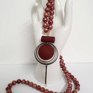 Luxury 99 Bead Tasbeeh Tasbih Burgundy Gold Jade Beads Islamic Prayer Beads Worry Beads Eid Wedding Birthday Gift Sphere Pendant Unique