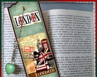 Marque-pages plastifiés "so british", bookmark, petit cadeau