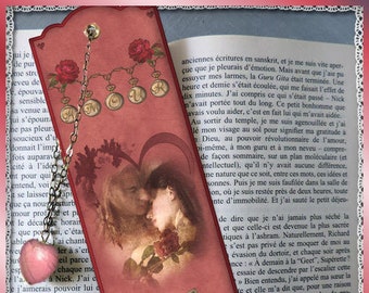 Marque-pages plastifiés "My love", bookmark, petit cadeau