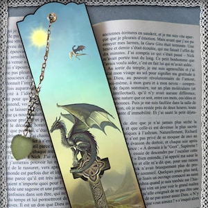 Laminated bookmarks, "The Age of the Dragon", gift idea, cheap