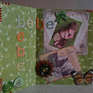 Carte toute occasion intitulée  "Autour de bébé"