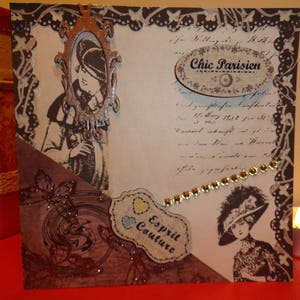 Carte toute occasion intitulée " Chic Parisien"
