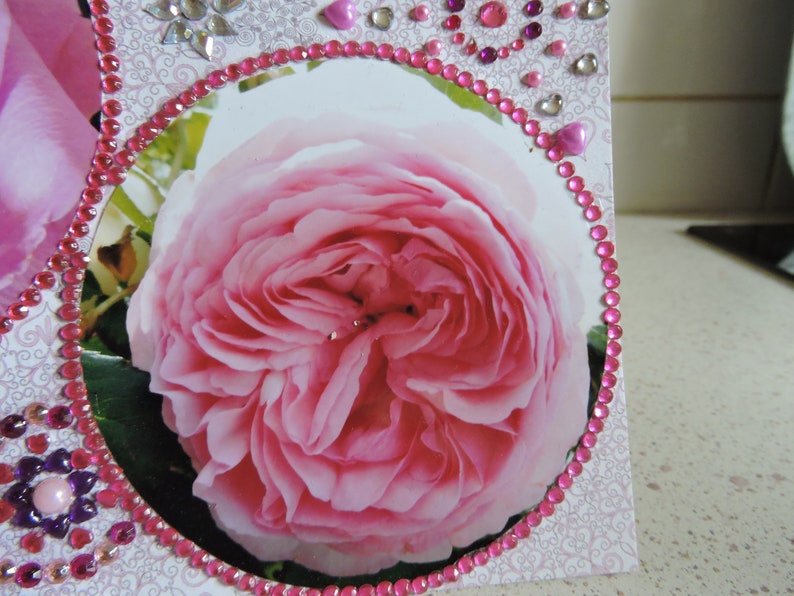 titled All dressed roses Very large card any occasion