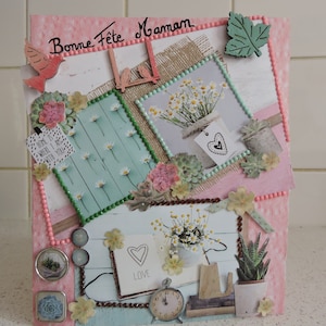 Carte BONNE FETE MAMAN et son enveloppe