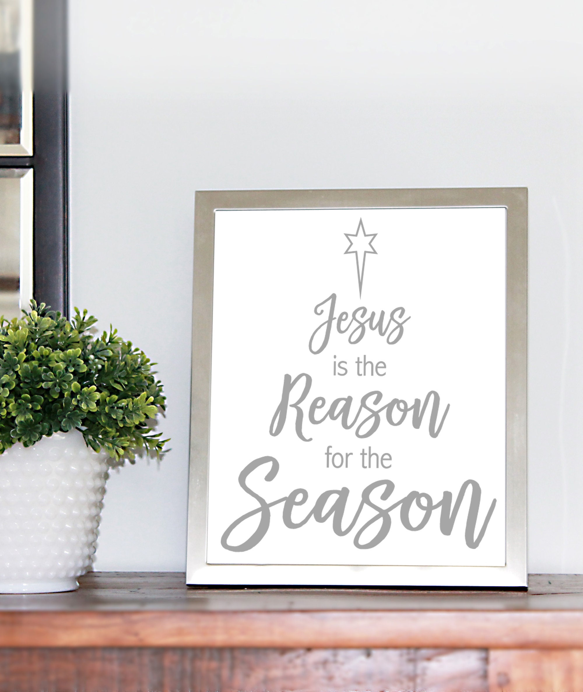 Jesus is the Reason for the Season Printable 8 X | Etsy