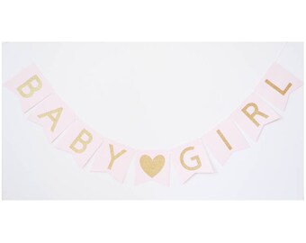 baby girl shower banner baby girl shower decorations baby etsy