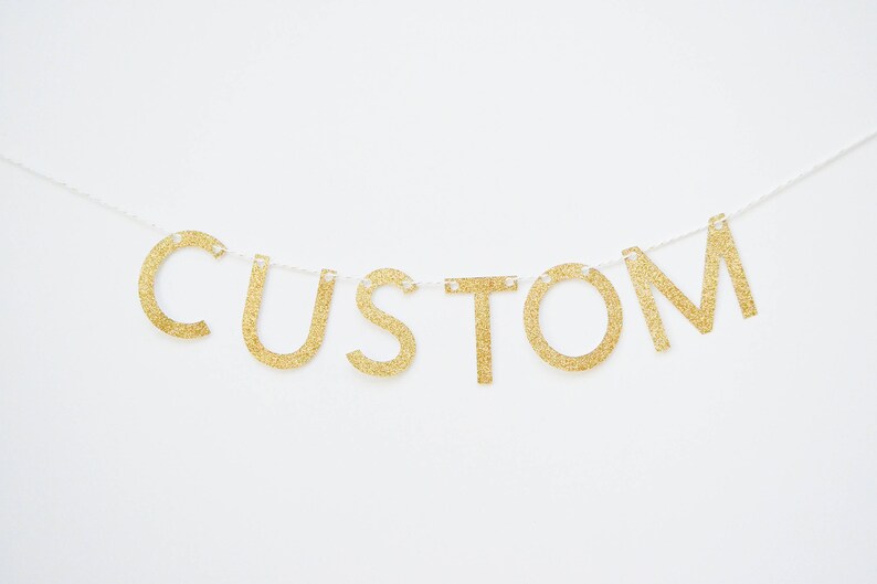 bachelorette engagement banner wedding banner glitter banner custom gold banner 6 inch letter custom banner personalized banner