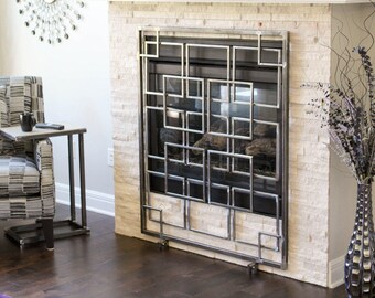Fireplace Art Etsy