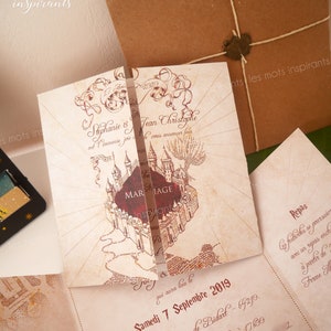 Poster, affiche Harry Potter - Carte de Maraudeur, Cadeaux et merch