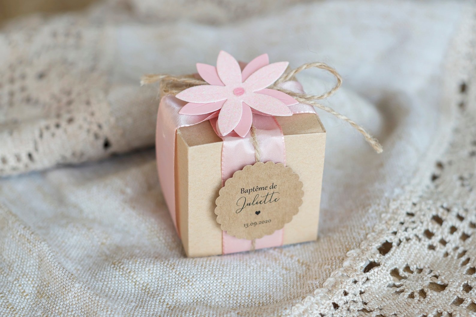 50 Boîtes Dragées Baptême Garçon - Bleu - Pour Cadeaux Et Décoration