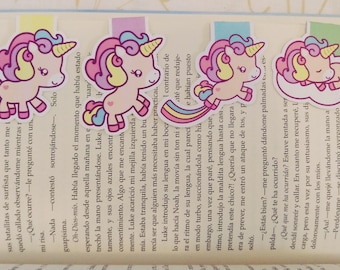 Unicorns — magnetic bookmarks