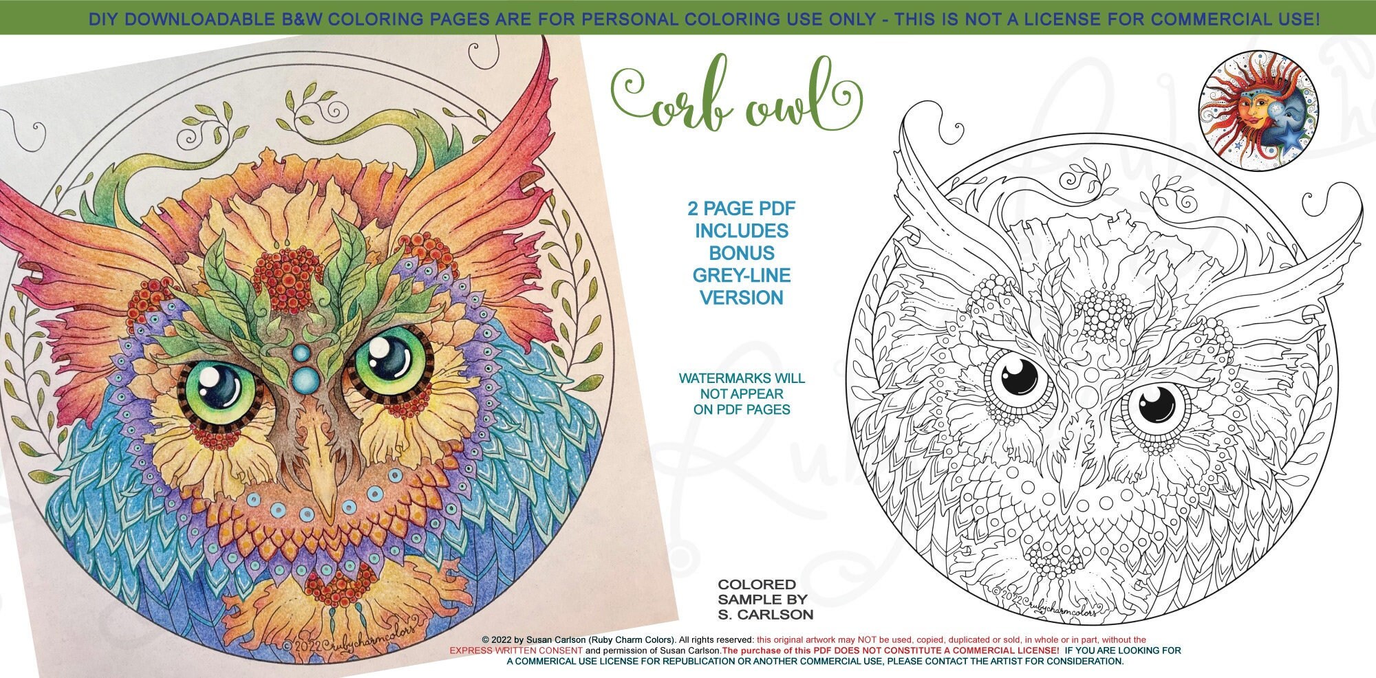 adult coloring art supplies – ruby charm colors