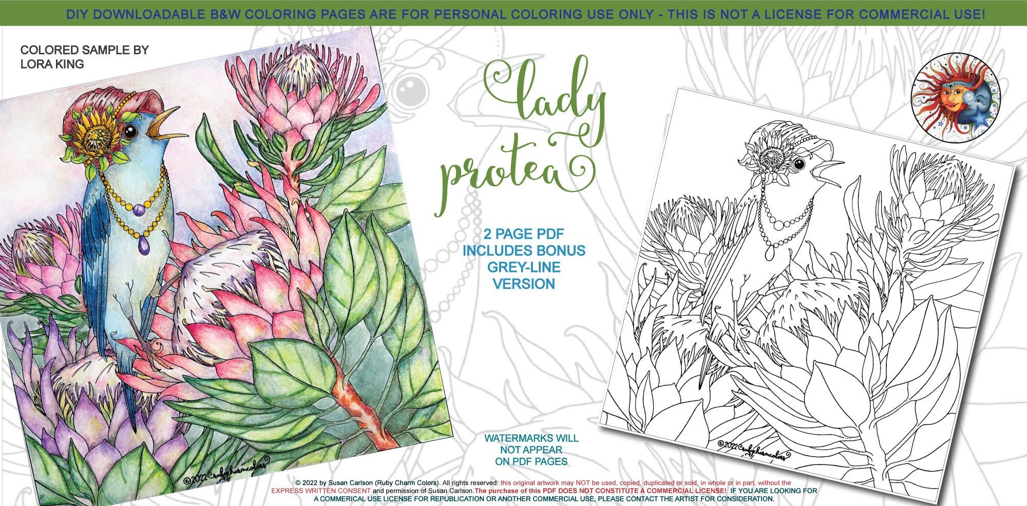 adult coloring art supplies – ruby charm colors