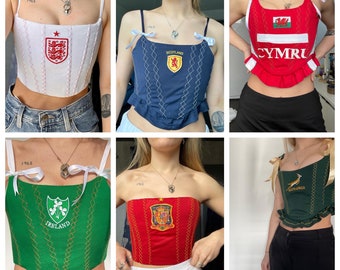 Custom Made Country/Team Corset (PLEASE READ DESCRIPTION)