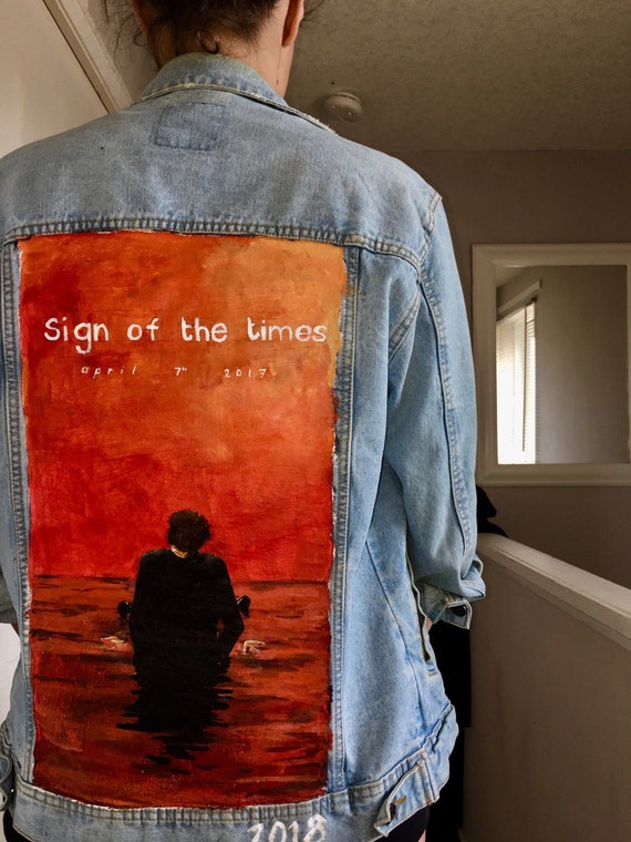 Hand Painted Denim Jacket | Etsy 