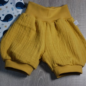 pantalon bloomer court en mousseline image 1