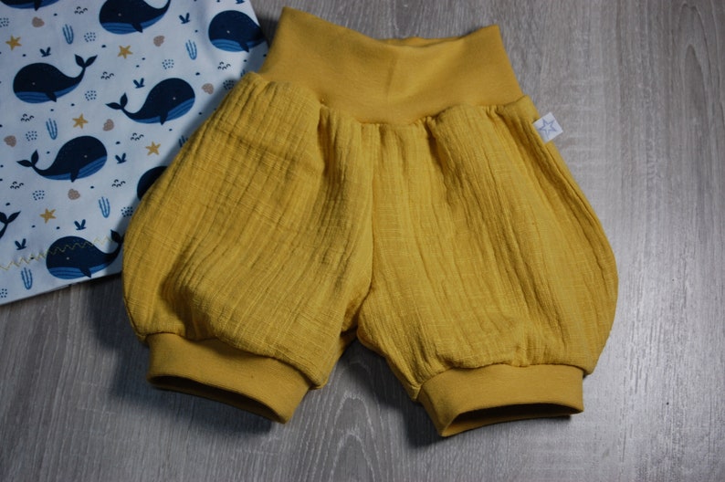 pantalon bloomer court en mousseline image 1