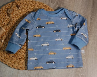 Chemise manches longues encolure américaine "Cars"