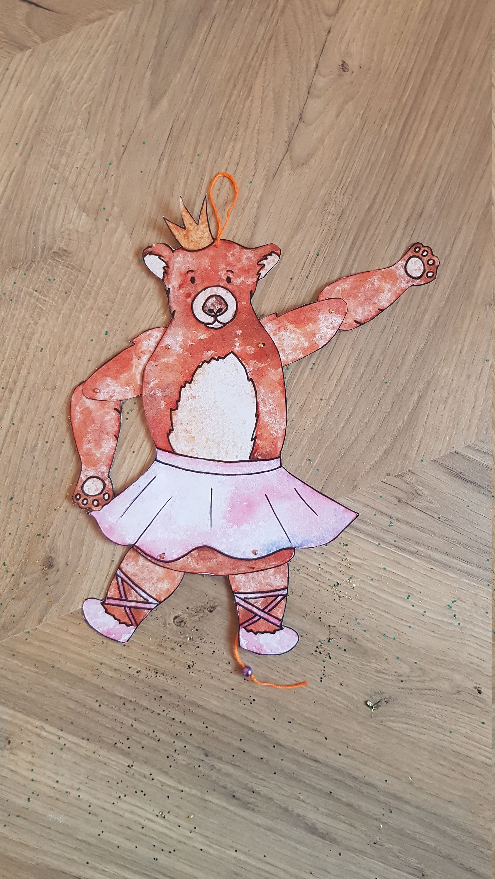 Circus Craft Jumping Jack Puppet Kit Etsy UK