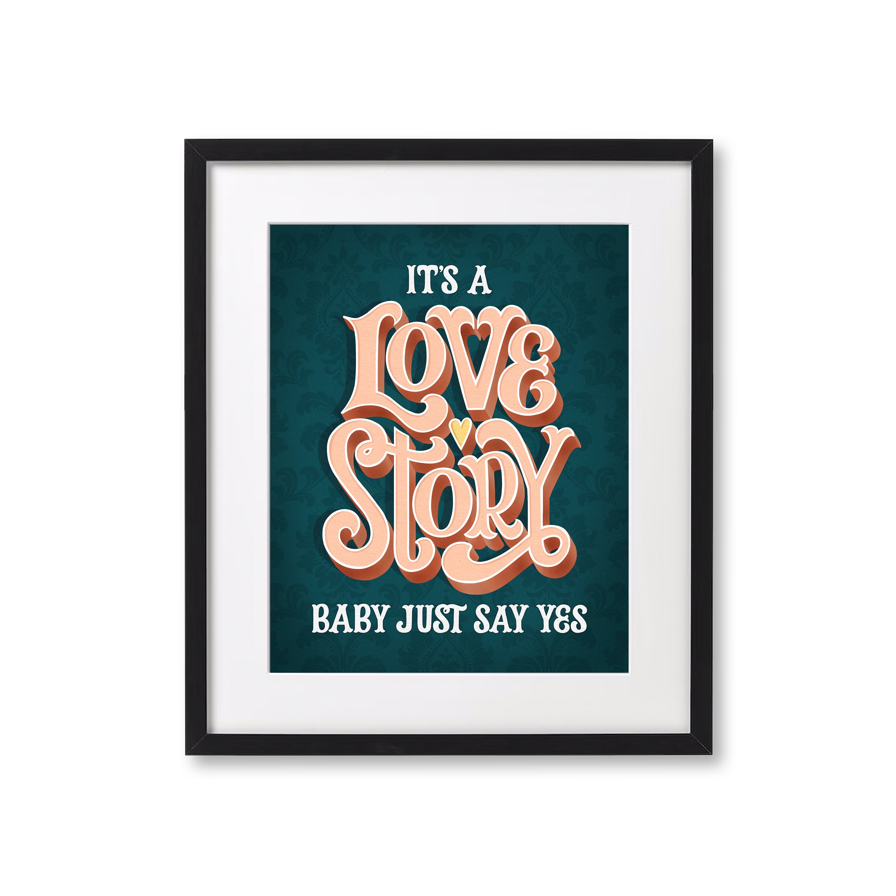 Sheer White Organza Bridal Bow with Script Taylor Swift “It’s a love story” It main image 2