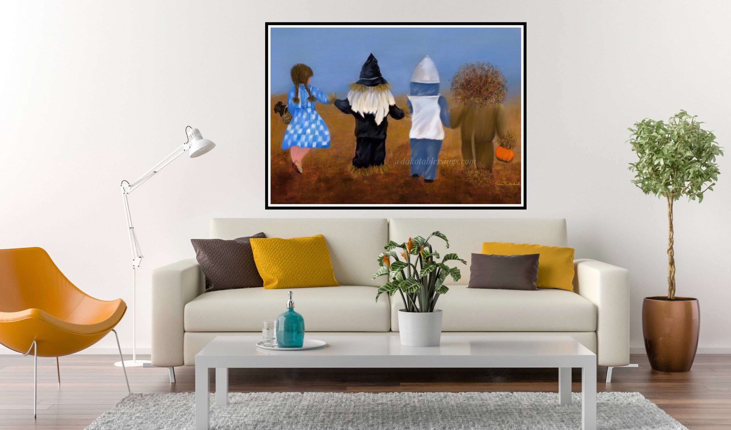 Original Wizard of Oz art Wizard of Oz wall hanging | Etsy