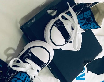 custom baby converse
