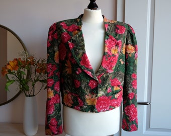 Jacket floral pattern