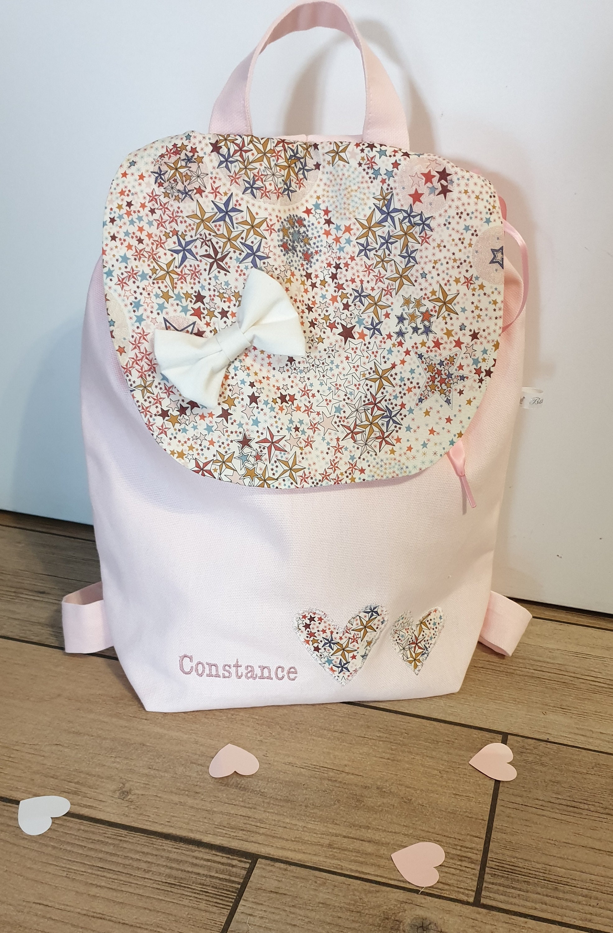 nursery child or crib backpack, customizable backpack with embroidere…