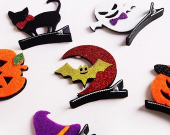 Halloween clips, hair clips, super cute, protruding hair pins