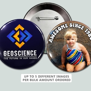 Custom Pin Buttons – Turn anything into a personalized photo badge ( 1.25", 2.25" or 3" )