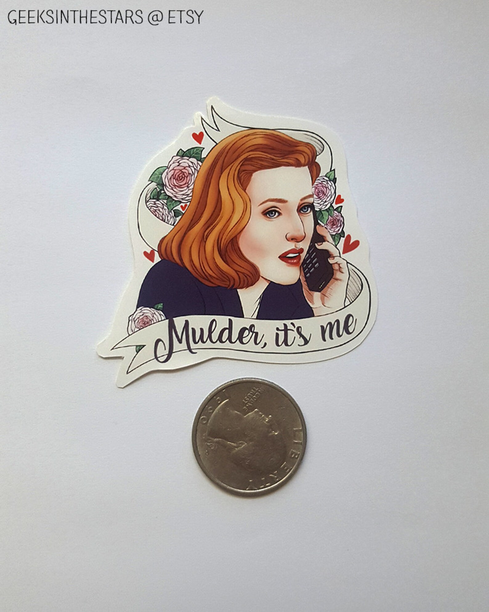 The X Files sticker set 6 vinyl stickers Dana Scully and Etsy
