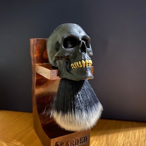GOLDSMITH barbershop, Skull shaving brush, other colors available