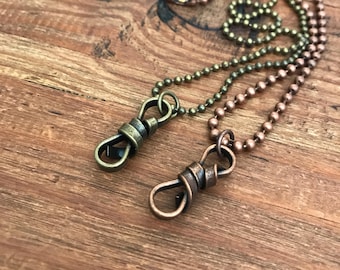 Mens Necklace Pendant Infinity Metal Custom Couples Jewelry  Gift Them Wedding Gifts Annivesary Engagement Bohemian Jewelry