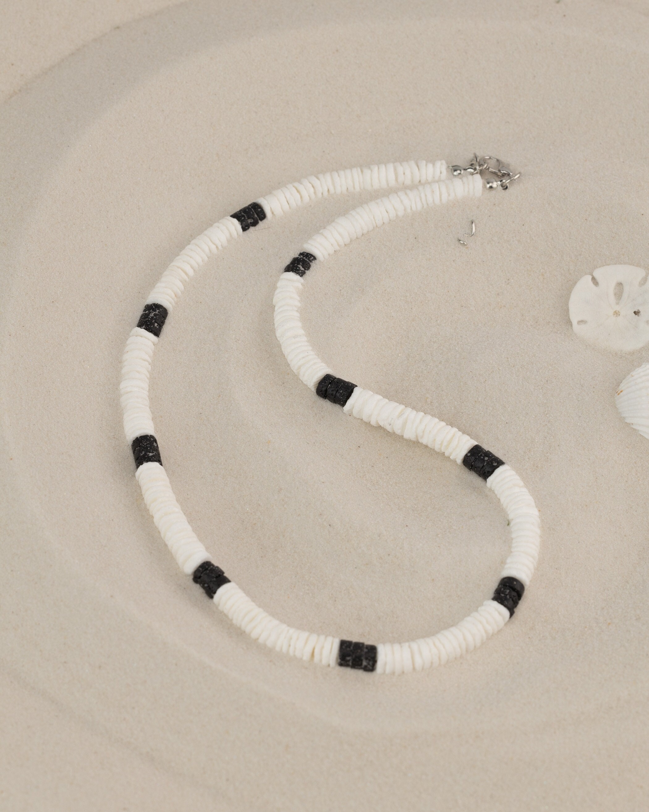 Buy Puka Shell Surf Necklace, White Surfer Style Choker, Tropical Necklace  in 7 to 8mm White Shell Online in India - Etsy