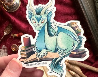 Book Dragon - STICKER