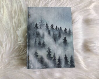 Souvenir box/jewelry box/hand-painted jewelry chest/jewelry/gift for her/art on wood/painting on wood/work on wood