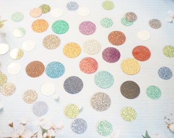 Punkte Dots  +Glitzerfarben Hotfix Bügelbild Textilaufkleber Glitterfolie Glitzerfolie silber 45 Stück