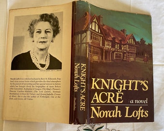 Knight's Acre, By Norah Lofts; Vintage Novel, Historical Novel, Hard Back, Knights Acre, Norah Lofts