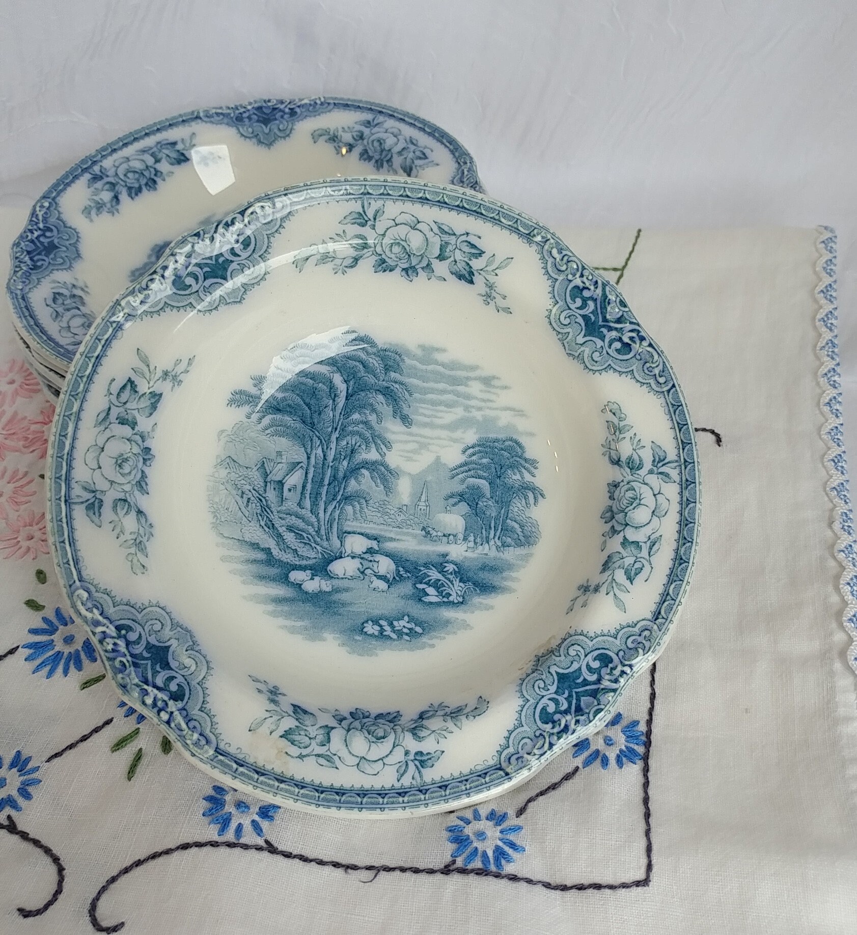 Plat De Service Vintage Meakin SUMMERTIME SOL - 29 X 21,7 Cm - Angleterre - Motif Floral